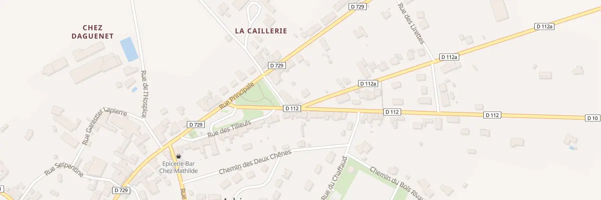 Plan du 1 Rue de la Font Norée à Adriers