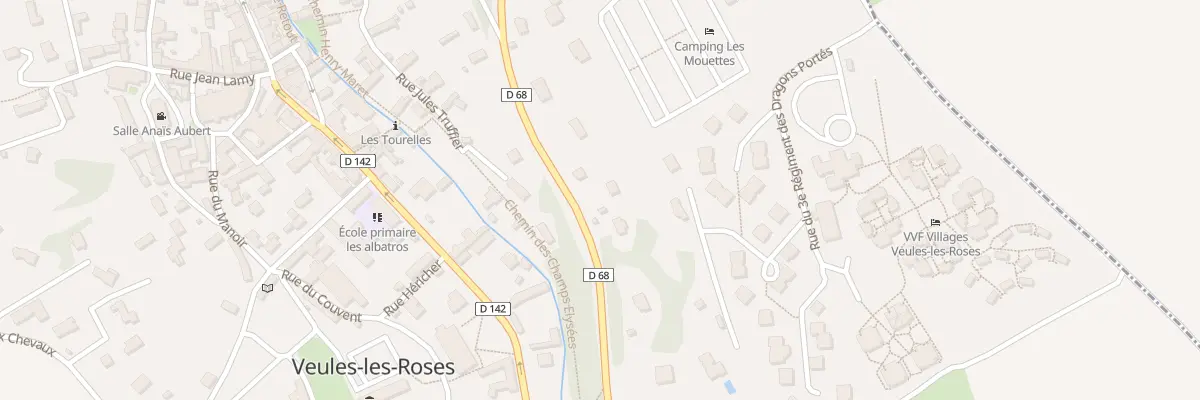 Plan du 16 Av Jean Moulin à Veules-les-Roses