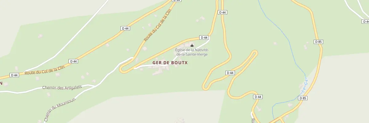 Plan du 9001 Hameau du Plan à Boutx