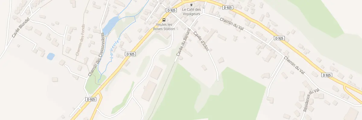 Plan du 9 Sen de la Cavée du Renard à Veules-les-Roses