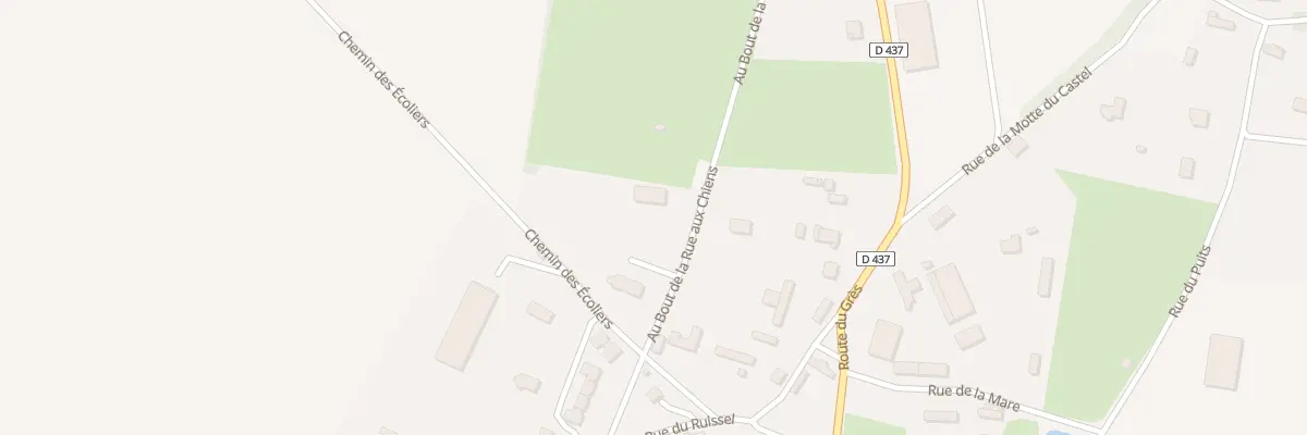 Plan du 3 Bout de la Rue aux Chiens à Houdetot
