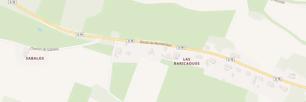 Plan du 953 Rte de Monbardon à Anan