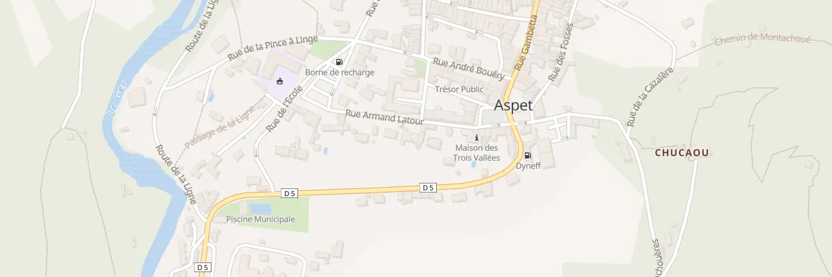 Plan du 417 La Ville à Aspet
