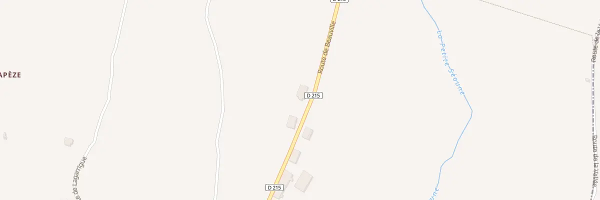 Plan du 631 Rte de Beauville à La Sauvetat-de-Savères