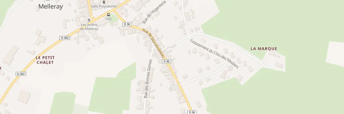 Plan du 27 Rue de Mondoubleau à Melleray