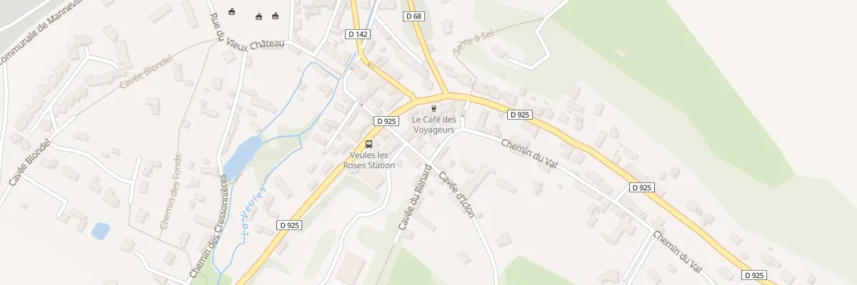 Plan du 3 Sen de la Cavée d’Iclon à Veules-les-Roses