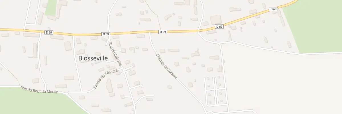 Plan du 4 Che du Zouave à Blosseville