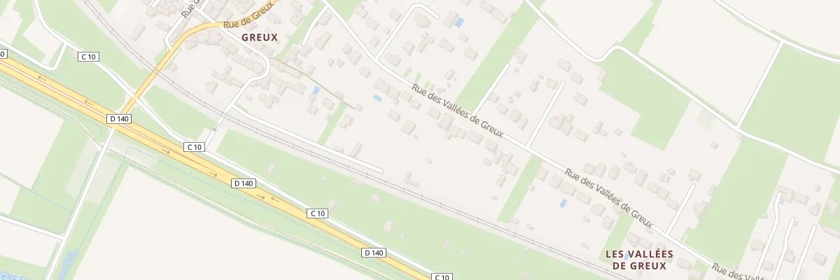 Plan du 67 Rue des Vallées de Greux à Montlouis-sur-Loire