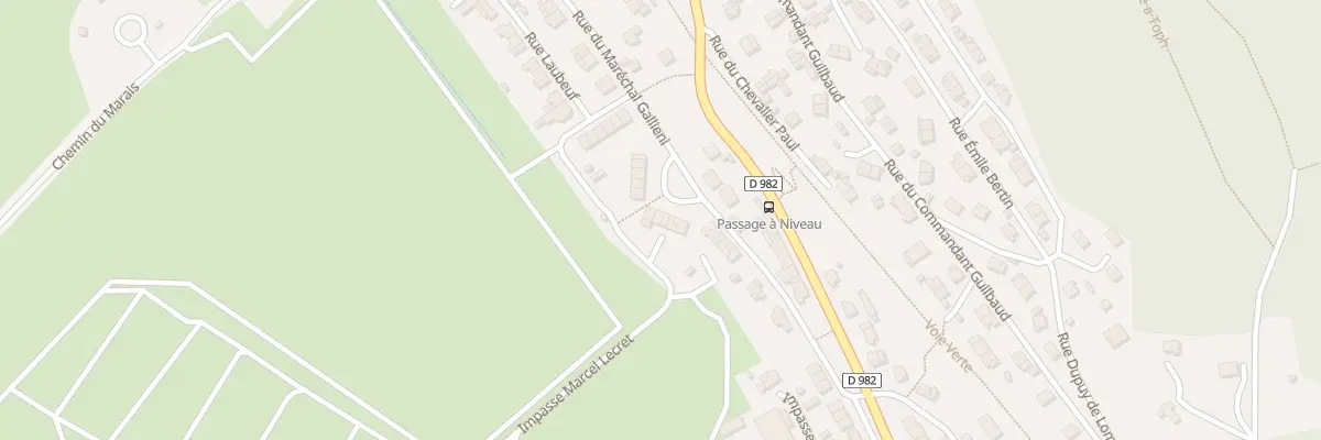 Plan du 205 Rue du Marechal Gallieni au Trait