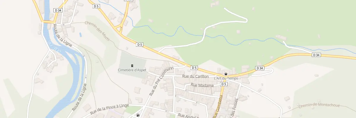Plan du 130 Av Marechal Foch à Aspet