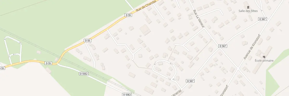 Plan du 8 All des Tilleuls à Bourth