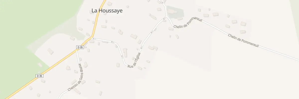 Plan du 13 Rue de l’Eglise à La Houssaye
