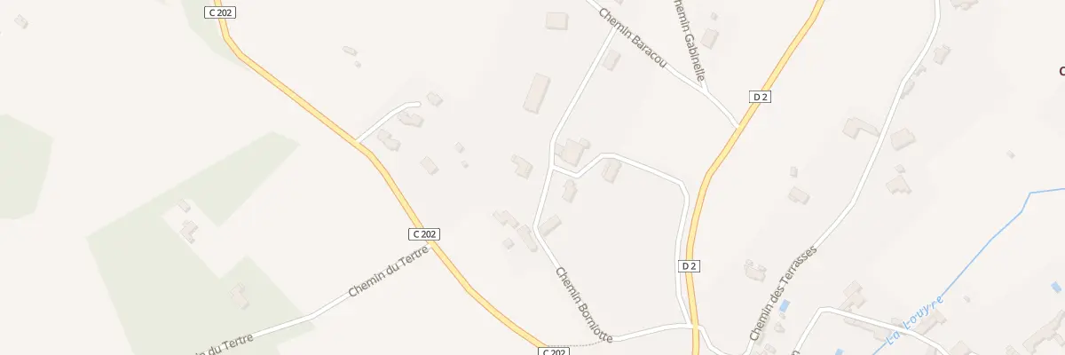 Plan du 357 Borie Neuve à Val de Louyre et Caudeau