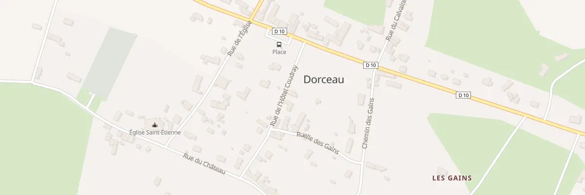 Plan du 2 Rue de l’Hôtel Coudray à Rémalard en Perche