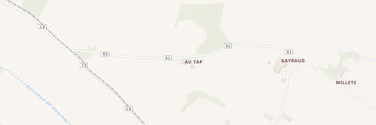 Plan du 5008 Au Tap à Peyrecave