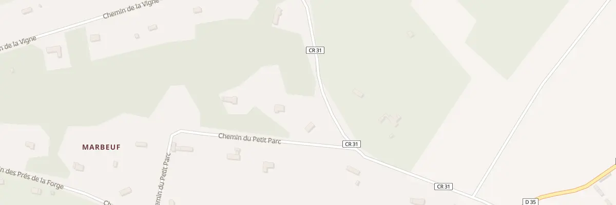 Plan du 2 Che du Petit Parc à La Houssaye