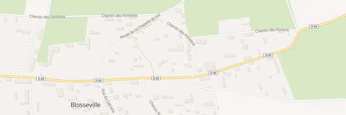 Plan du 8 Rue du Bout des Marettes à Blosseville