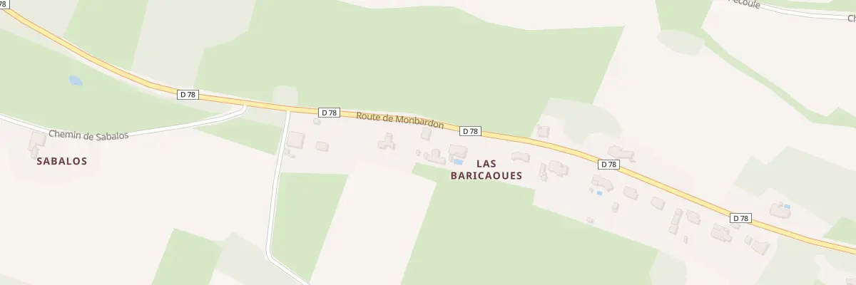 Plan du 913 Rte de Monbardon à Anan