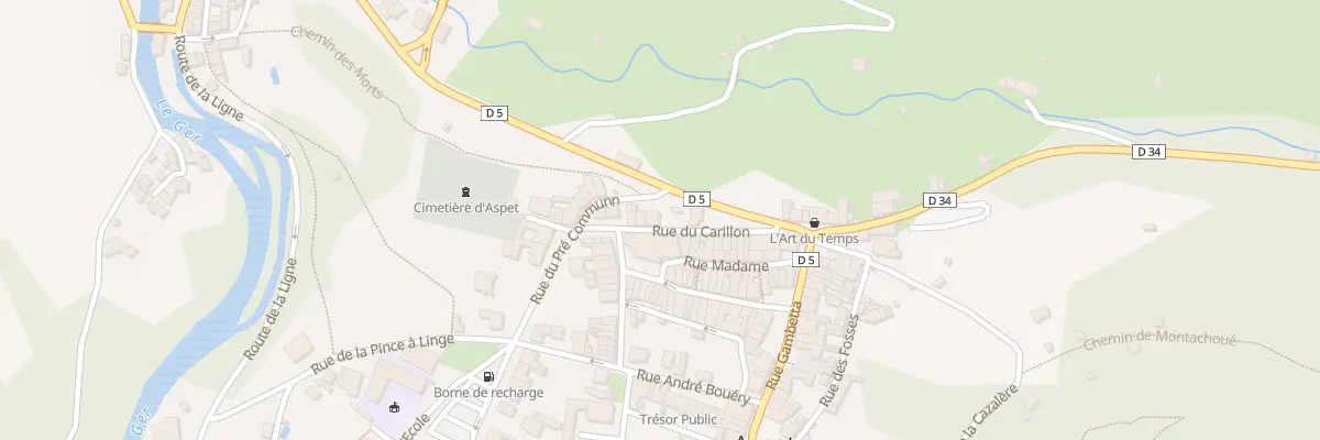 Plan du 4 Rue du Carillon à Aspet