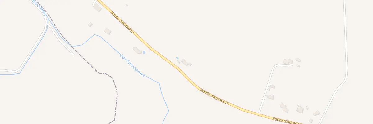 Plan du 855 Rte d’Auradou à Auradou