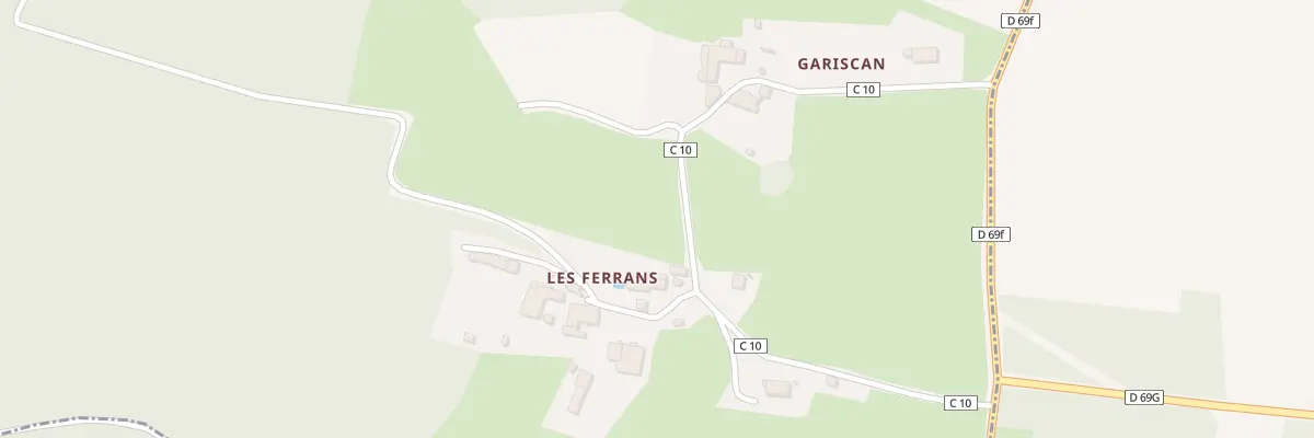 Plan du 35 Les Ferrans à Latoue