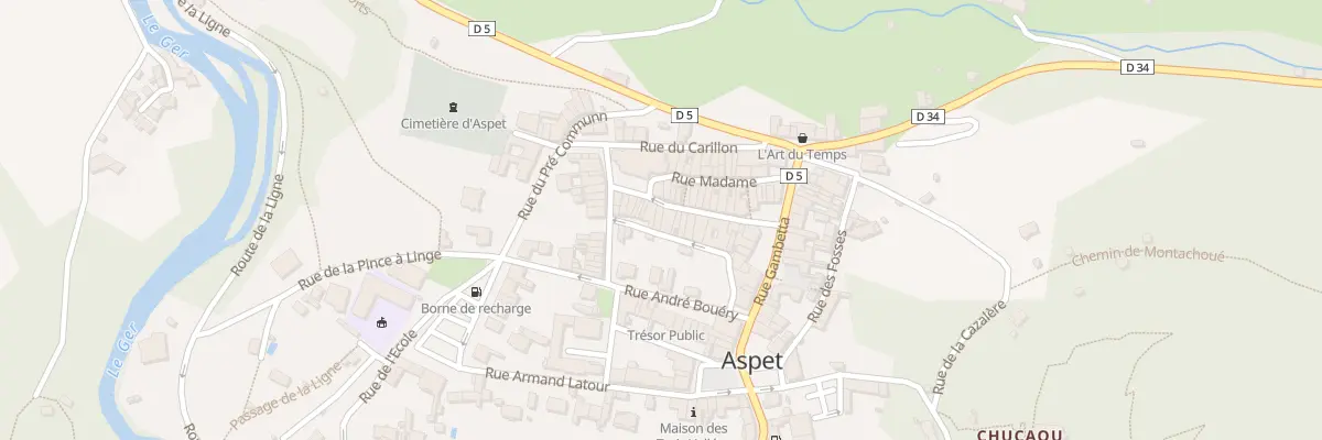 Plan du 15 Gr Augustus Saint Gaudens à Aspet