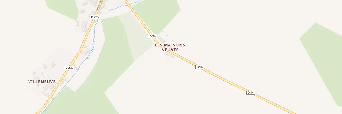 Plan du 2 Les Maisons Neuves à Théligny