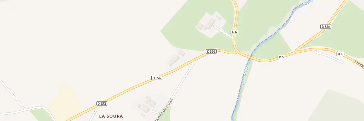 Plan du 190 Rte de Las Bagnères à Molas