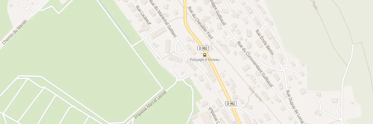 Plan du 187 Rue du Marechal Gallieni au Trait