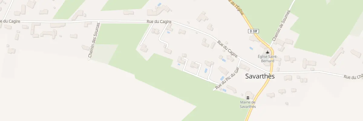 Plan du 10 Rue du Pic du Gar à Savarthès