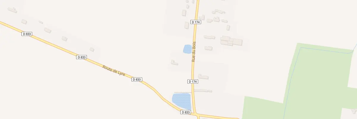 Plan du 1 Rue du Bois aux Baux-de-Breteuil