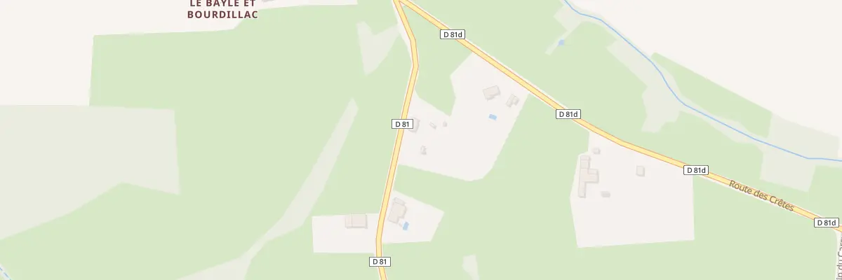 Plan du 151 Rte des Coustets à Esparron
