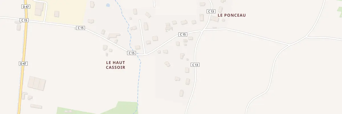 Plan du 14 Le Haut Cassoir à Vouvray
