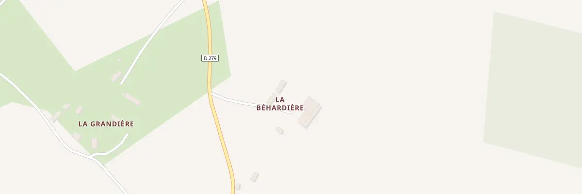 Plan du 4 La Behardiere à Charencey
