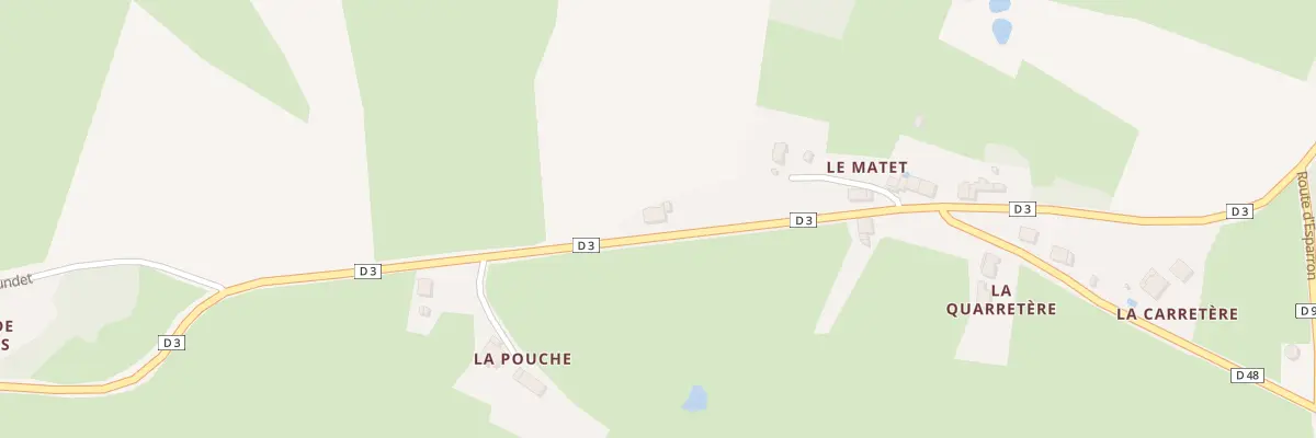 Plan du 20 Le Matet à Lilhac