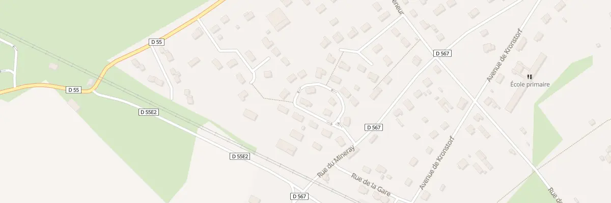 Plan du 17 All des Prunus à Bourth