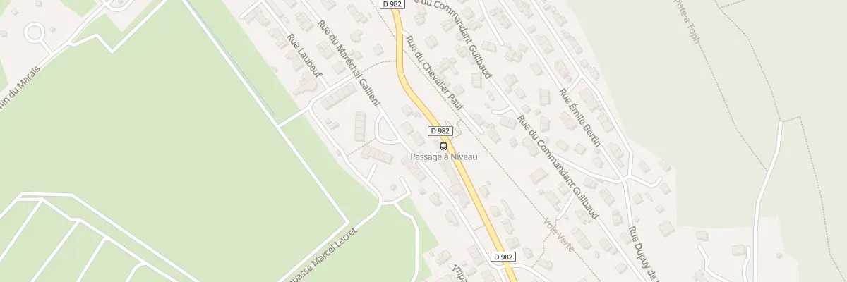 Plan du 194 Rue du Marechal Gallieni au Trait
