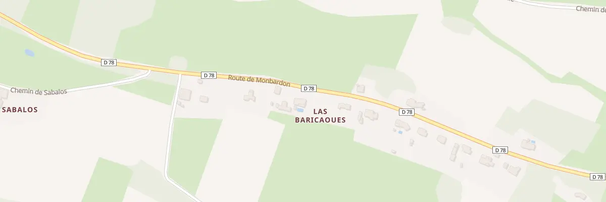 Plan du 857 Rte de Monbardon à Anan