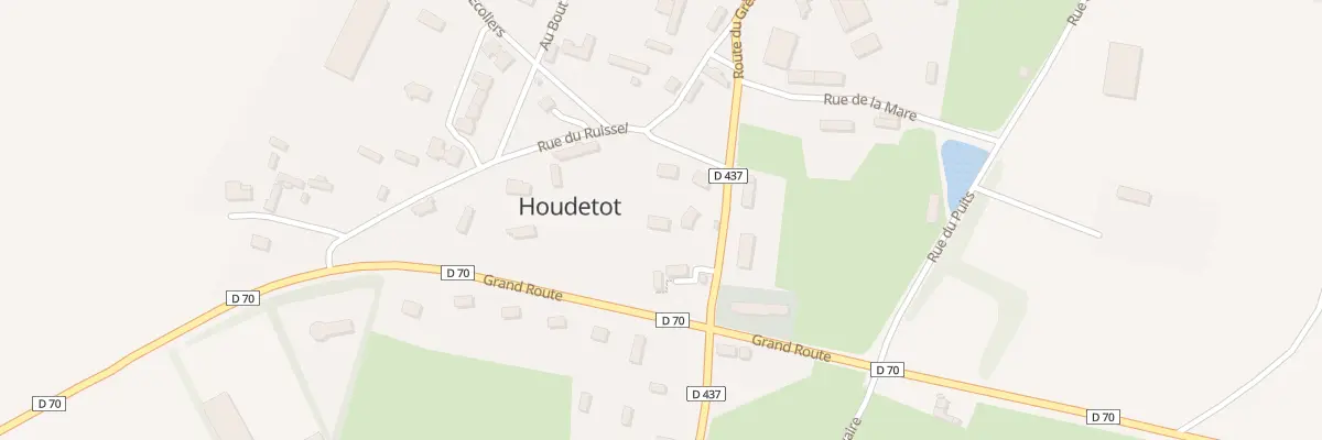 Plan du 3 Rte du Gres à Houdetot
