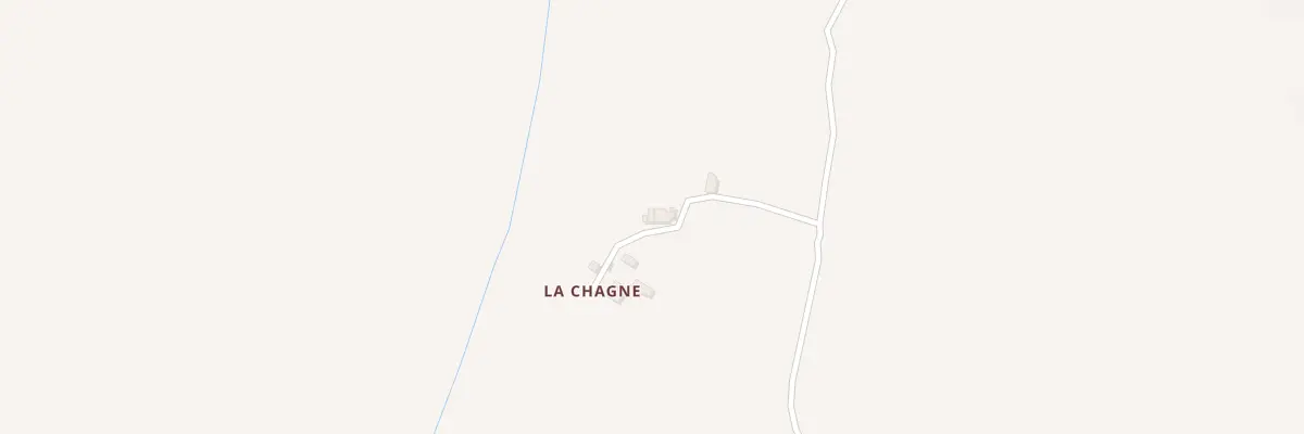 Plan du 2 La Chagne à Adriers