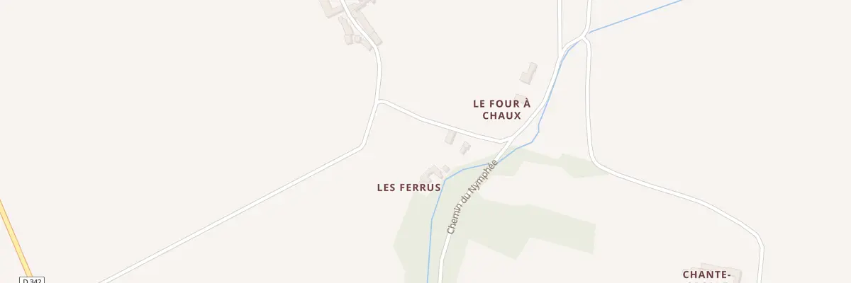 Plan du 40 Les Ferrus au Grand-Pressigny