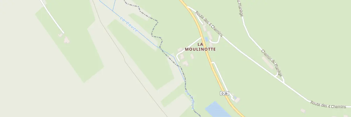Plan de La Moulinotte-Nord à Beaumontois en Périgord