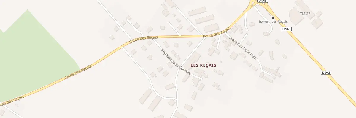 Plan du 5 Imp de la Couture à Esvres