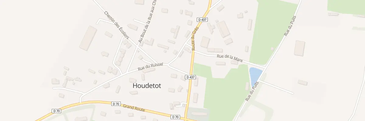 Plan du 1 Che des Ecoliers à Houdetot