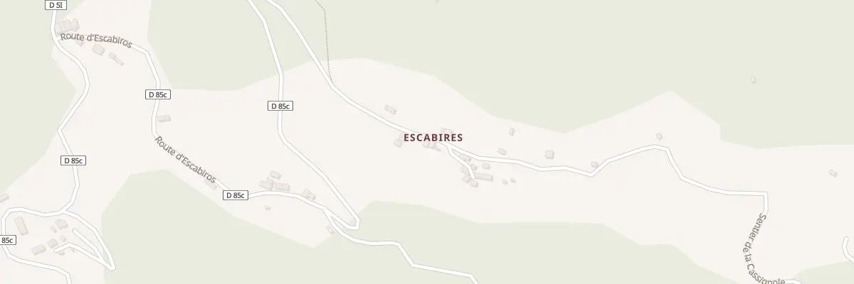 Plan du 21 Escabiros à Razecueillé