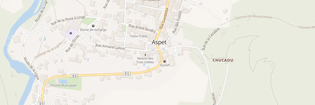 Plan du 409 La Ville à Aspet