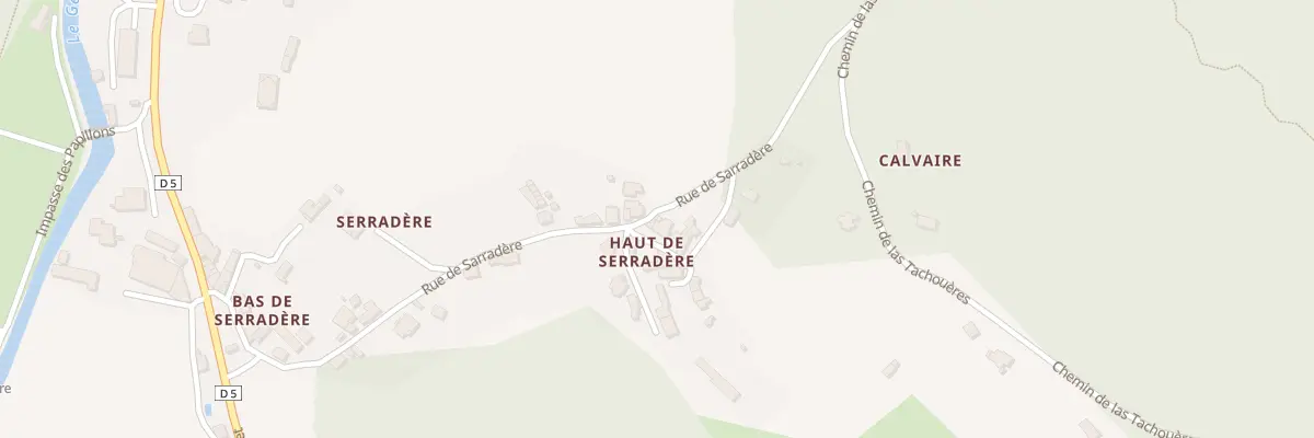 Plan du 422 Rue de Sarradère à Aspet