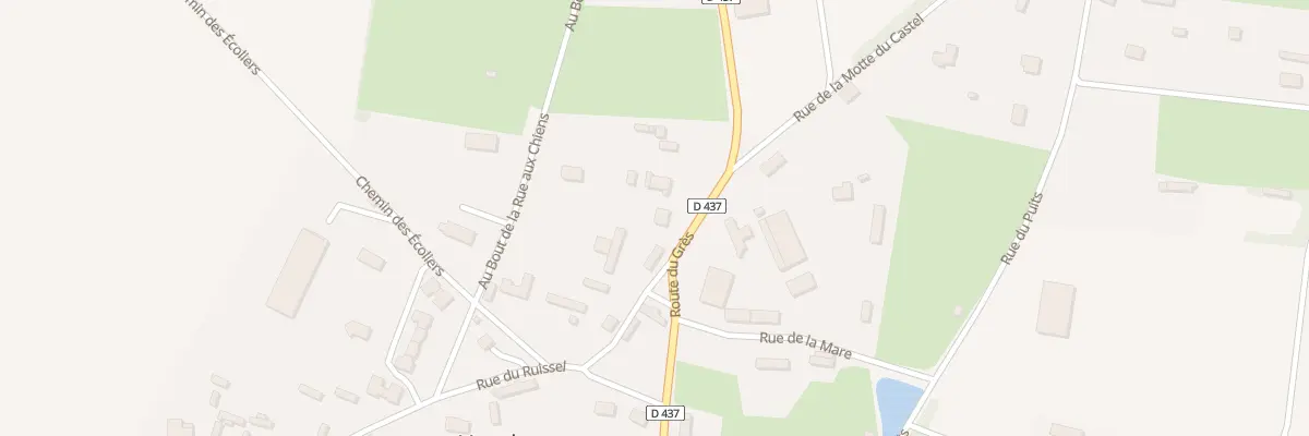 Plan du 5 Rte du Gres à Houdetot