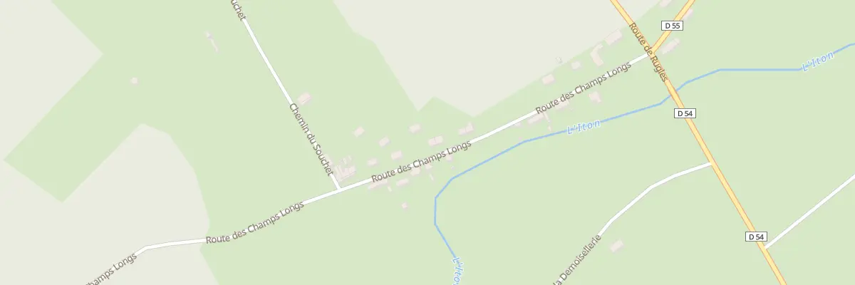 Plan du 12 Rte des Champs Longs à Bourth