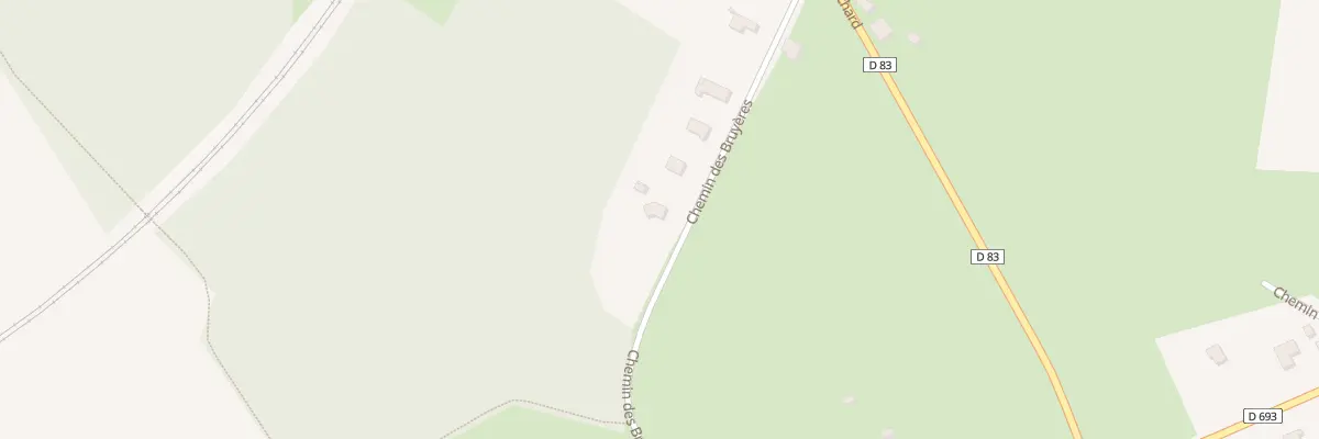 Plan du 183 Che des Bruyeres - Theillement à Thénouville